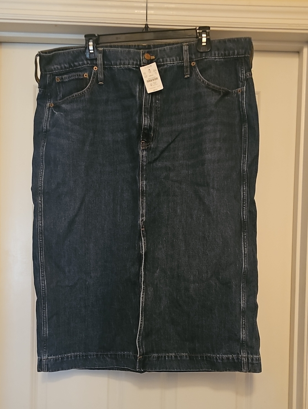 Dark Blue Denim Jean Skirt